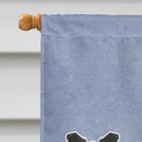 Border Collie Welcome Flag Canvas House Size CK3581CHF