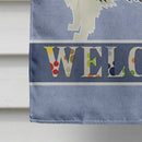Border Collie Welcome Flag Canvas House Size CK3581CHF