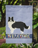 Border Collie Welcome Garden Flag - Outdoor Decorative Yard Flag CK3581GF