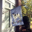 Borzoi Welcome Flag Canvas House Size CK3583CHF