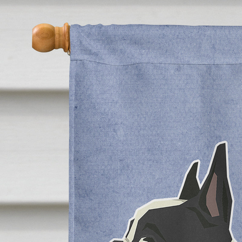 French Bulldog Welcome Flag Canvas House Size CK3598CHF