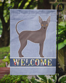 Abyssinian or African Hairless Dog Welcome Garden Flag - Outdoor Decorative Yard Flag CK3630GF