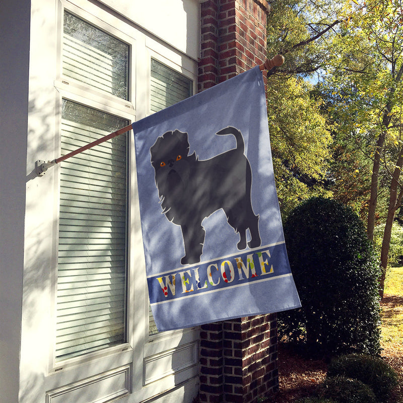 Affenpinscher Welcome Flag Canvas House Size CK3632CHF