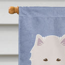 American Eskimo Welcome Flag Canvas House Size CK3633CHF