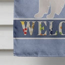 American Eskimo Welcome Flag Canvas House Size CK3633CHF