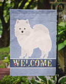 American Eskimo Welcome Garden Flag - Outdoor Decorative Yard Flag CK3633GF