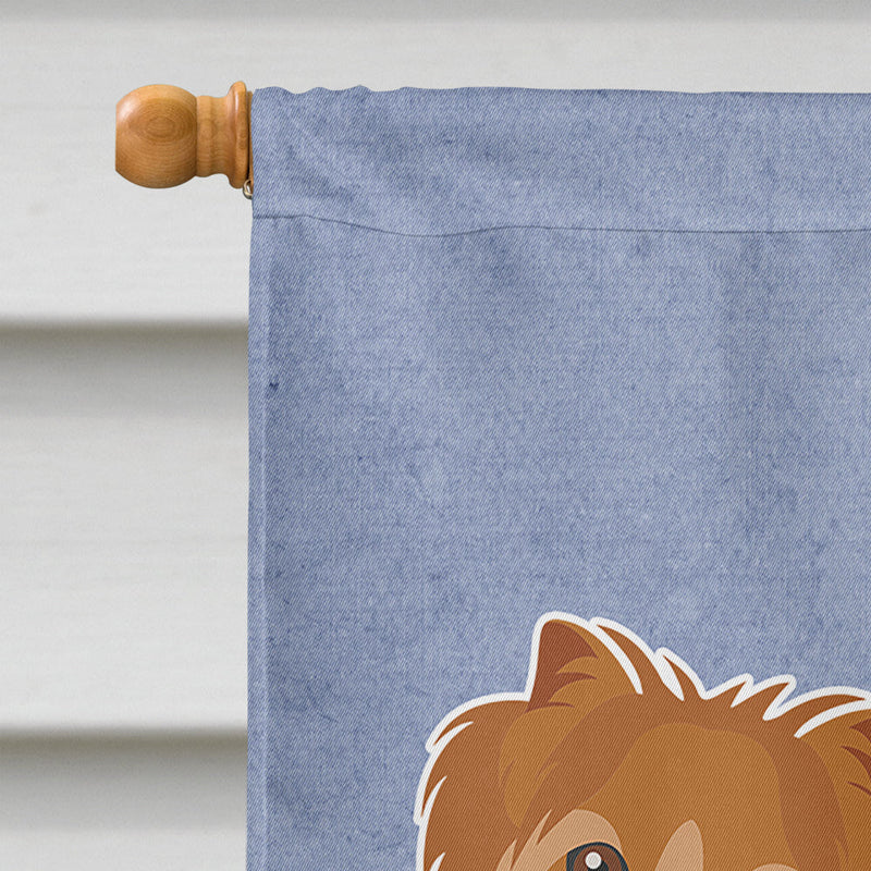 Yorkshire Terrier Welcome Flag Canvas House Size CK3682CHF