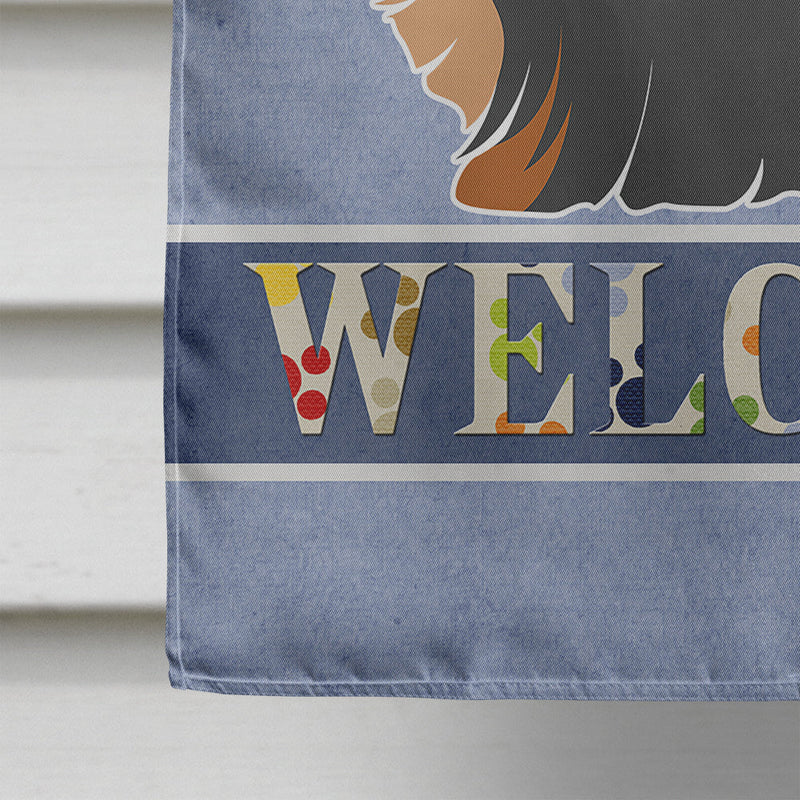 Yorkshire Terrier Welcome Flag Canvas House Size CK3682CHF