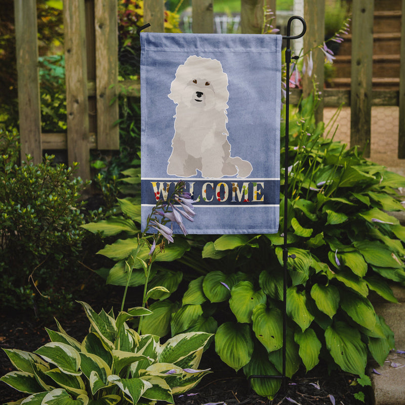 Bolognese Welcome Garden Flag – Decorative Outdoor Yard Flag CK3684GF