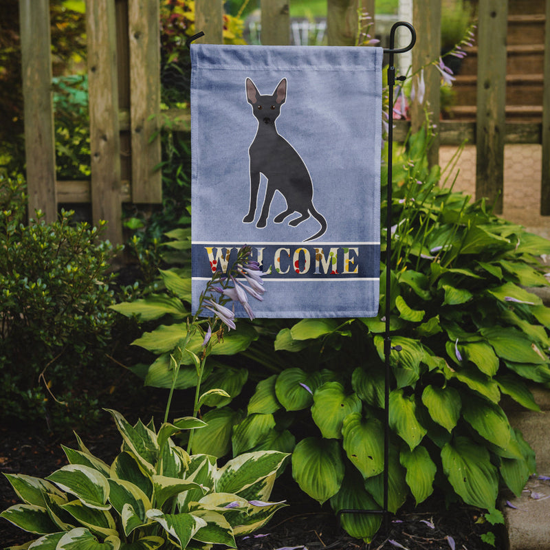 Peruvian Hairless Dog Welcome Flag Garden Size CK3699GF