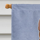 Brown Prague Ratter Welcome House Flag 28x40 Porch Sleeve Pole Decorative Outside Yard Banner Artwork Wall Hanging, Polyester