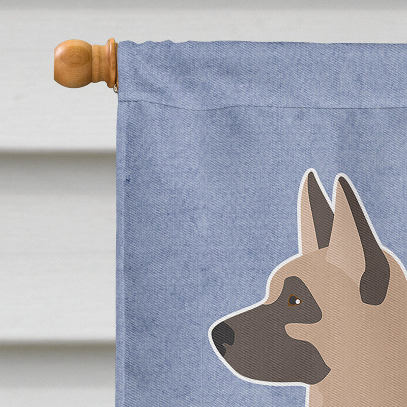 Akita Shepherd Welcome Flag Canvas House Size CK3705CHF