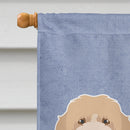 Cavachon Welcome House Flag 28x40 Porch Sleeve Pole Decorative Outside Yard Banner Artwork Wall Hanging, Polyester