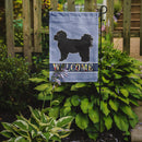 Black Pekeapoo Welcome Garden Flag - Outdoor Decorative Yard Flag CK3764GF
