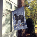 Black Sheepadoodle Welcome Flag Canvas House Size CK3774CHF