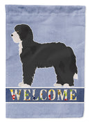 Black Sheepadoodle Welcome Garden Flag - Outdoor Decorative Yard Flag CK3774GF