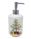 Borador Christmas Tree Ceramic Soap Dispenser