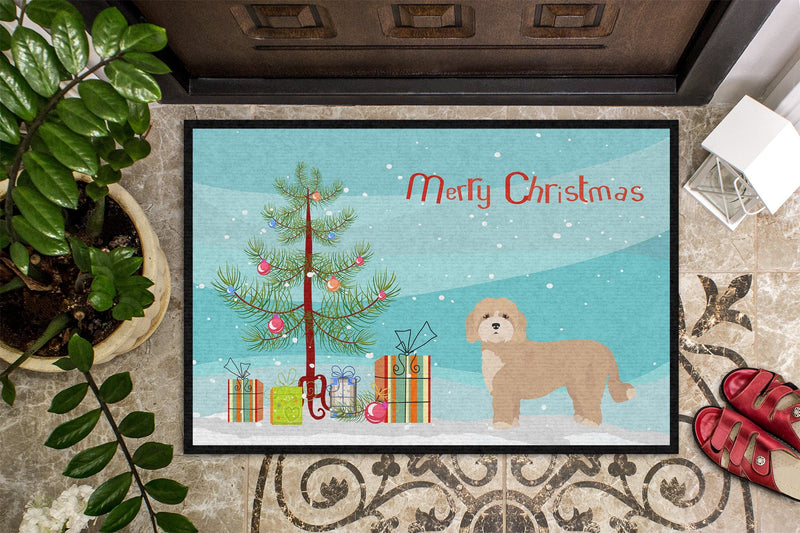 Cavachon Christmas Tree Indoor or Outdoor Mat 24x36 CK3810JMAT