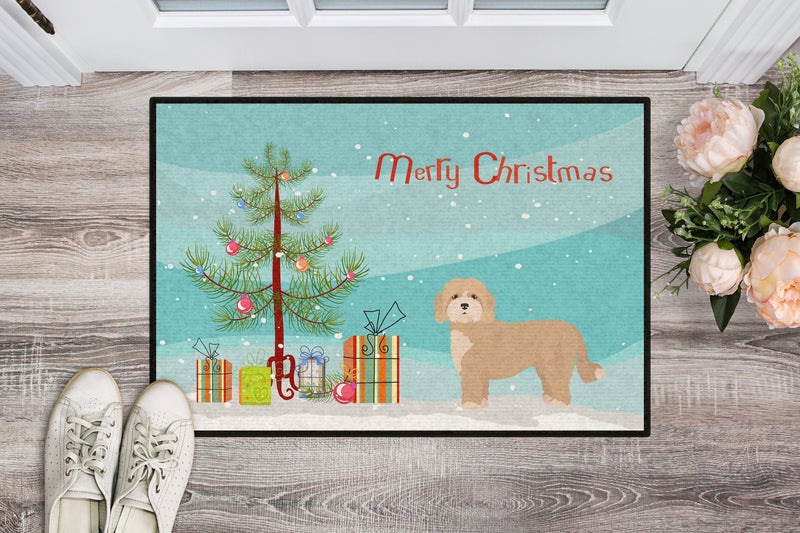 Cavachon Christmas Tree Indoor or Outdoor Mat 24x36 CK3810JMAT