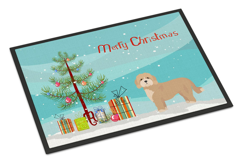 Cavachon Christmas Tree Indoor or Outdoor Mat 24x36 CK3810JMAT