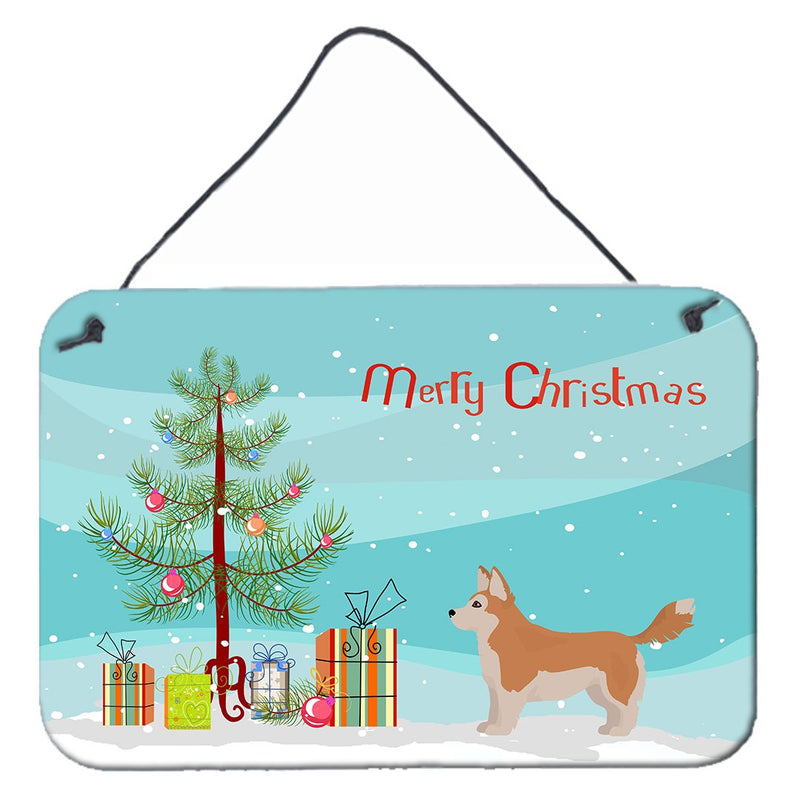 Corgi Husky Mix Christmas Tree Wall or Door Hanging Prints CK3824DS812