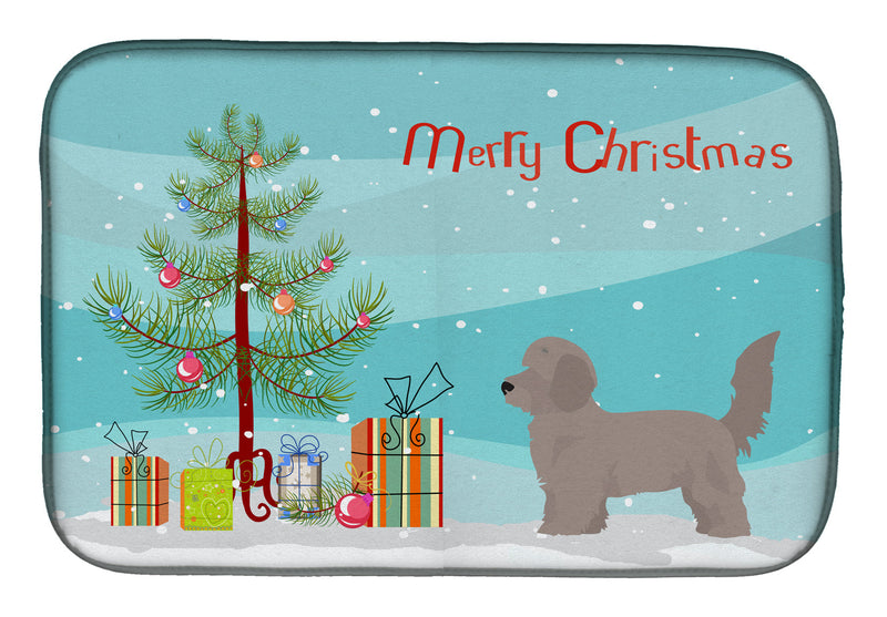 Doxiepoo Christmas Tree Dish Drying Mat – Absorbent, Artistic Kitchen Essentials CK3826DDM