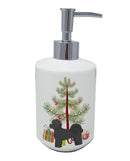 Black Mal-Shi Christmas Tree Ceramic Soap Dispenser