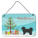 Black Pekeapoo Christmas Tree Wall or Door Hanging Prints CK3858DS812