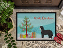 Black Sheepadoodle Christmas Tree Doormat - 24x36 Decorative Floor Mat – Indoor/Outdoor Rug with Artistic Flair CK3868JMAT