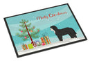 Black Sheepadoodle Christmas Tree Doormat - 24x36 Decorative Floor Mat – Indoor/Outdoor Rug with Artistic Flair CK3868JMAT