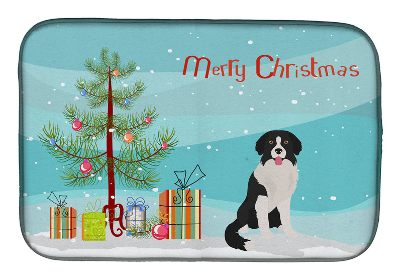 Borador Christmas Tree Dish Drying Mat – Absorbent, Artistic Kitchen Essentials CK3887DDM