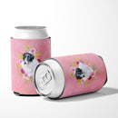 Borzoi Pink Flowers Can or Bottle Hugger CK4122CC