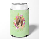 Bloodhound Green Flowers Can or Bottle Hugger CK4419CC