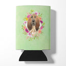 Bloodhound Green Flowers Can or Bottle Hugger CK4419CC