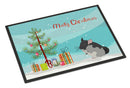 Black Velvet Chinchilla Merry Christmas Doormat - 18x27 Decorative Floor Mat – Indoor/Outdoor Rug with Artistic Flair CK4432MAT