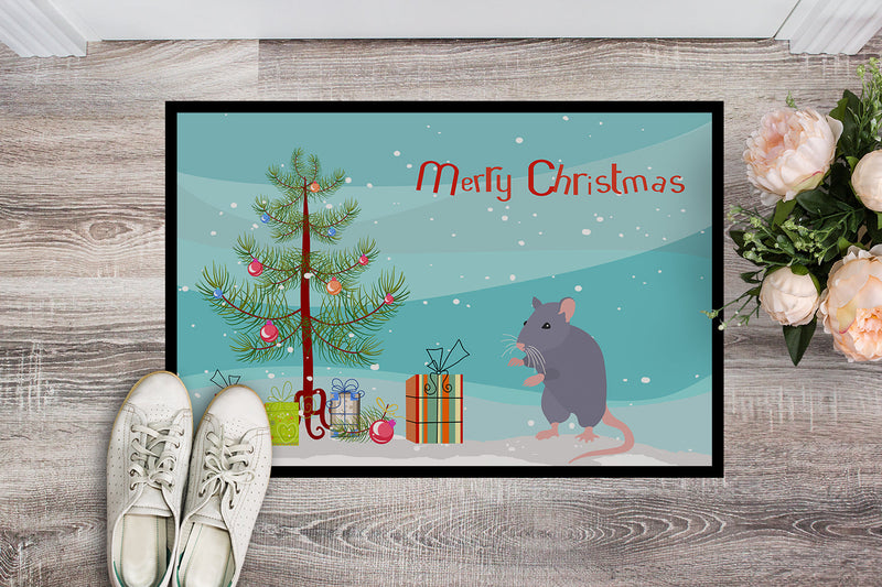Blue Rat Merry Christmas Doormat - 24x36 Decorative Floor Mat – Indoor/Outdoor Rug with Artistic Flair CK4469JMAT