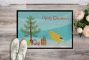 Border Canary Merry Christmas Doormat - 24x36 Decorative Floor Mat – Indoor/Outdoor Rug with Artistic Flair CK4478JMAT