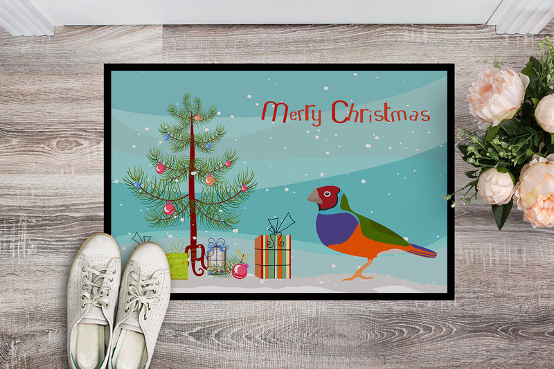 Amadina Merry Christmas Doormat - 18x27 Decorative Floor Mat – Indoor/Outdoor Rug with Artistic Flair CK4486MAT