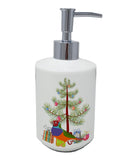 Amadina Merry Christmas Ceramic Soap Dispenser
