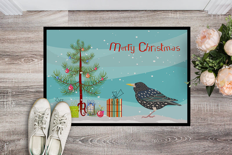 Starling Merry Christmas Doormat - 24x36 Decorative Floor Mat – Indoor/Outdoor Rug with Artistic Flair CK4492JMAT