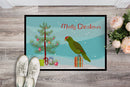 Amazon Parrot Merry Christmas Doormat - 24x36 Decorative Floor Mat – Indoor/Outdoor Rug with Artistic Flair CK4496JMAT
