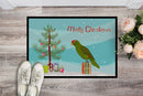 Amazon Parrot Merry Christmas Doormat - 18x27 Decorative Floor Mat – Indoor/Outdoor Rug with Artistic Flair CK4496MAT