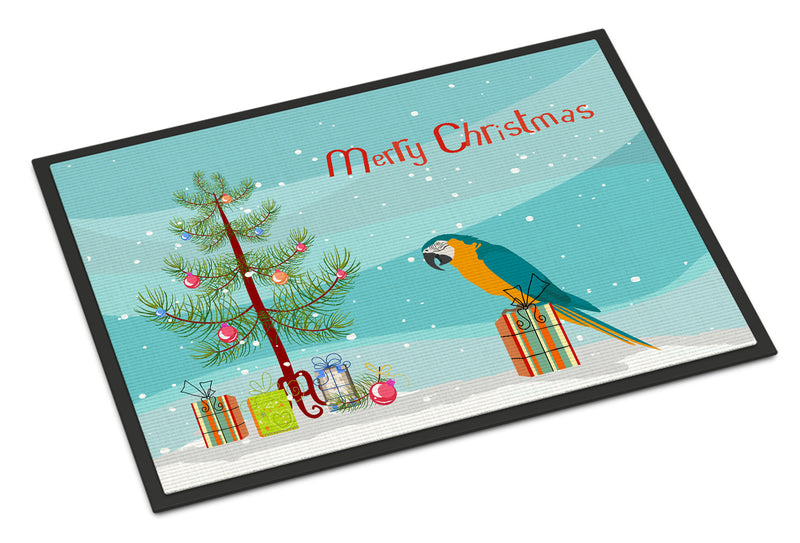 Macaw Merry Christmas Doormat - 24x36 Decorative Floor Mat – Indoor/Outdoor Rug with Artistic Flair CK4500JMAT