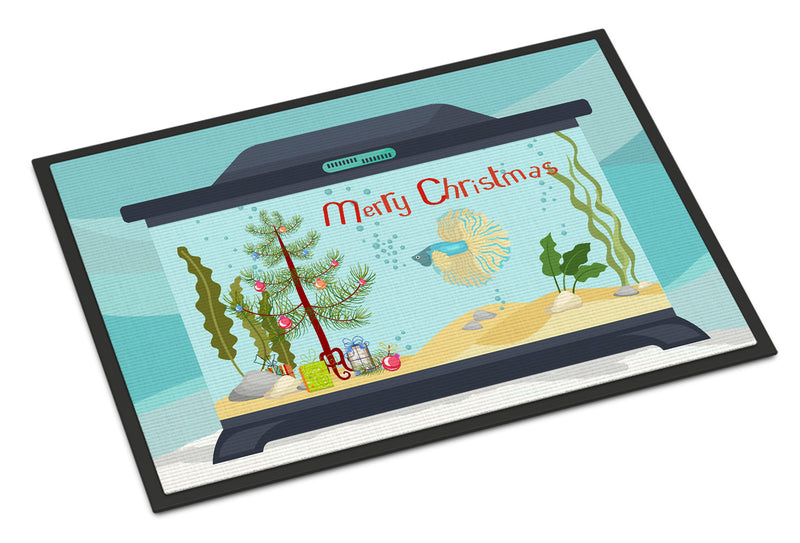 Elephant Ear Betta Merry Christmas Doormat - 24x36 Decorative Floor Mat – Indoor/Outdoor Rug with Artistic Flair CK4525JMAT