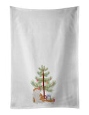 American Curl Cat Merry Christmas White Kitchen Towel Set of 2