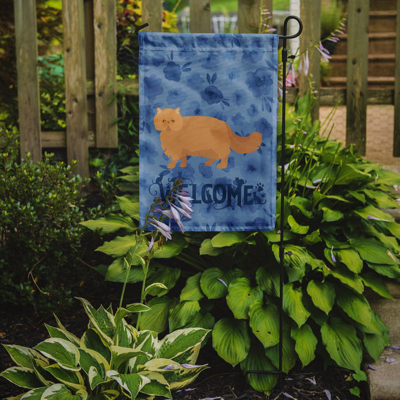 Persian Modern Cat Welcome Flag Garden Size CK4944GF