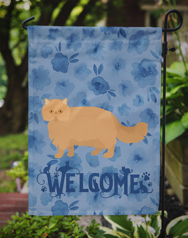 Persian Modern Cat Welcome Flag Garden Size CK4944GF