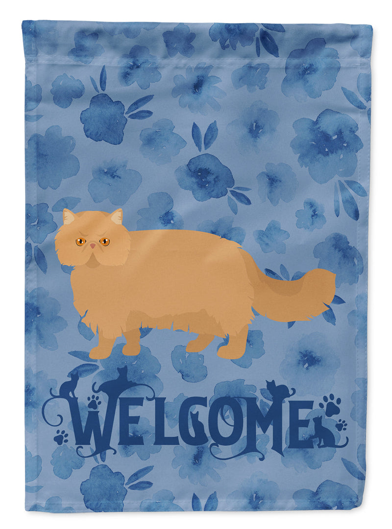 Persian Modern Cat Welcome Flag Garden Size CK4944GF