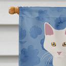 Aphrodite Giant Cat Welcome Flag Canvas House Size CK5010CHF
