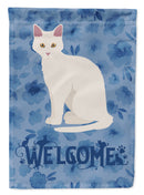Aphrodite Giant Cat Welcome Garden Flag - Outdoor Decorative Yard Flag CK5010GF